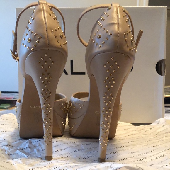 ALDO Tivian studded platform heels size 8.5 - Picture 7 of 11